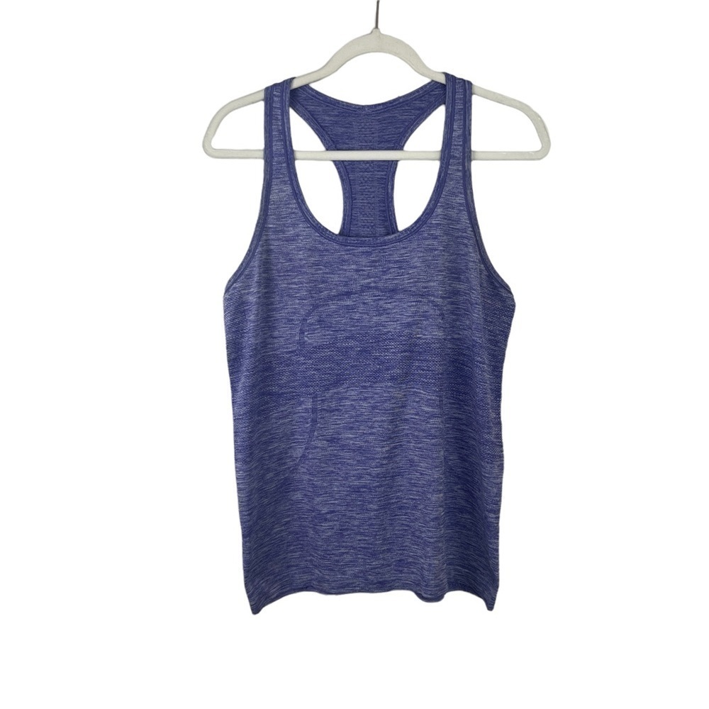 Lululemon Swiftly Tech Racerback Tank Heathered Iris Flower